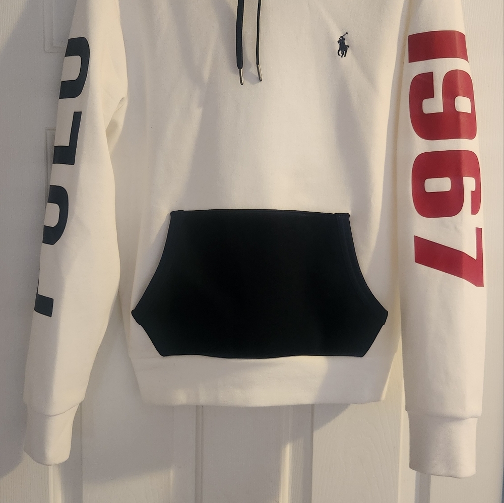 Ralph Laurent Polo Hoodie With Hood Size Small - Picture 7 of 8